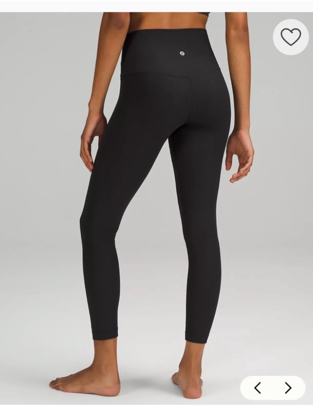 NWT - Lululemon Align Ribbed HR Leggings 25 - Black | Size 2